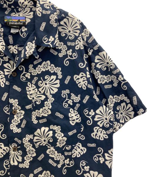 pataloha（パタロハ）pataloha (パタロハ) アロハシャツ ネイビー サイズ:Ⅼの古着・服飾アイテム