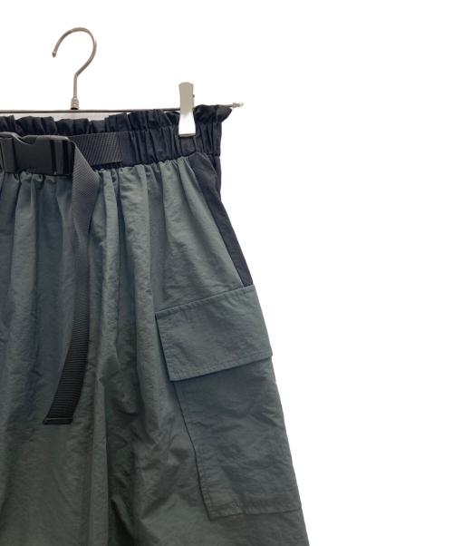 Parc.1（パルクアン）Parc.1 (パルクアン) ナイロンスカート グリーン サイズ:1の古着・服飾アイテム