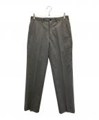 Y's for menワイズフォーメン）の古着「センタープレスウールパンツ」｜グレー