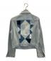 DIESEL (ディーゼル) パッチワークデニムジャケット インディゴ サイズ:S：5000円