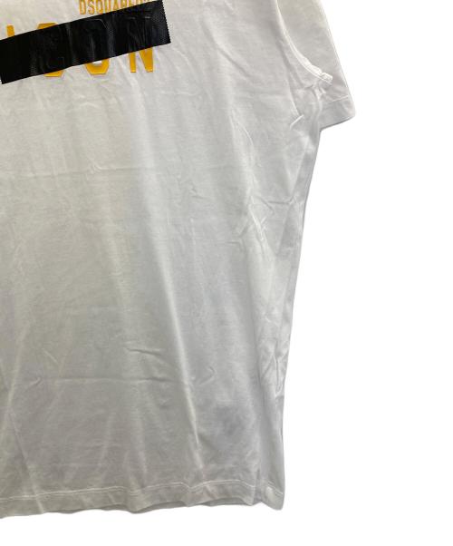 DSQUARED2（ディースクエアード）DSQUARED2 (ディースクエアード) BE ICON T-SHIRT ホワイト サイズ:XSの古着・服飾アイテム