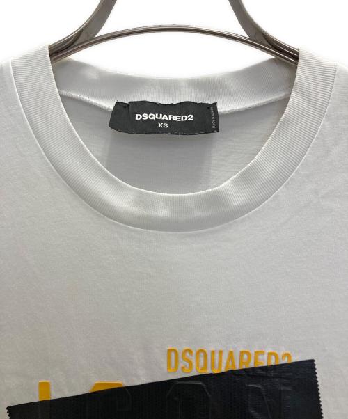 DSQUARED2（ディースクエアード）DSQUARED2 (ディースクエアード) BE ICON T-SHIRT ホワイト サイズ:XSの古着・服飾アイテム