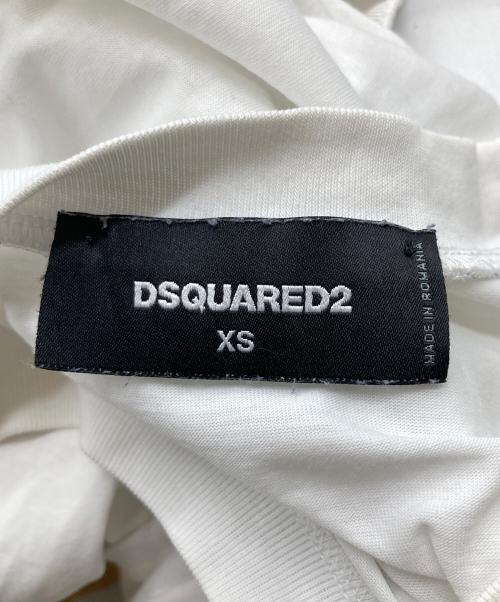 DSQUARED2（ディースクエアード）DSQUARED2 (ディースクエアード) BE ICON T-SHIRT ホワイト サイズ:XSの古着・服飾アイテム