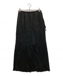 INSCRIRE（アンスクリア）の古着「Cupra Washer Maxi Skirt」｜ブラック