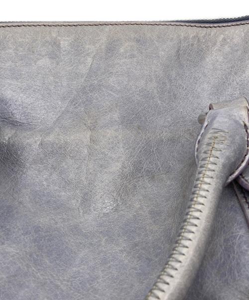 MIU MIU（ミュウミュウ）MIU MIU (ミュウミュウ) サイドリボンヴィッテロラックス ブルーの古着・服飾アイテム