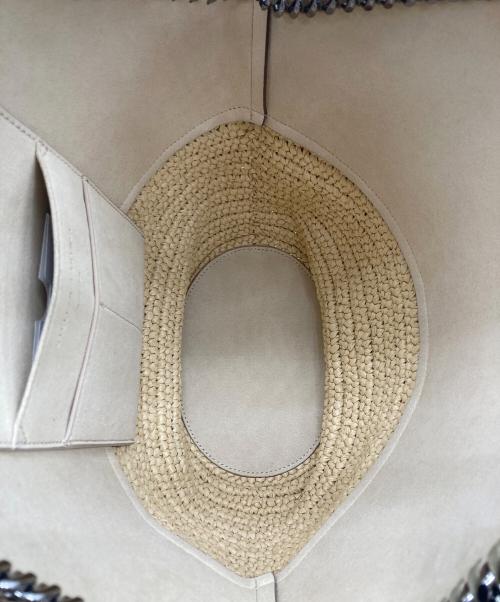 STELLA McCARTNEY（ステラマッカートニー）STELLA McCARTNEY (ステラマッカートニー) ファラベラ ラフィアミディアムトート ベージュの古着・服飾アイテム