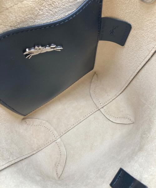 LONGCHAMP（ロンシャン）LONGCHAMP (ロンシャン) 2WAYバケットバッグ ブラックの古着・服飾アイテム