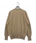 HERILL (ヘリル) WHOLEGARMENT PULLOVER ベージュ：16000円