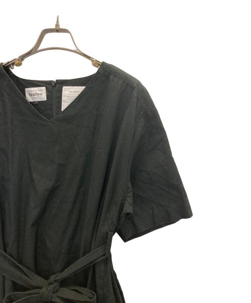 foufou（フーフー）foufou (フーフー) black linen dress ブラック サイズ:1の古着・服飾アイテム