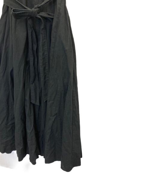 foufou（フーフー）foufou (フーフー) black linen dress ブラック サイズ:1の古着・服飾アイテム