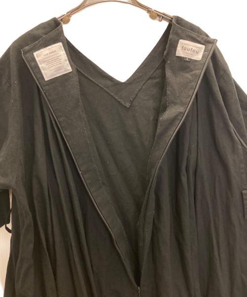 foufou（フーフー）foufou (フーフー) black linen dress ブラック サイズ:1の古着・服飾アイテム