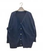 Spick and Spanスピックアンドスパン）の古着「ICECOTTON 2wayオーバーサイズカーディガン」｜ネイビー