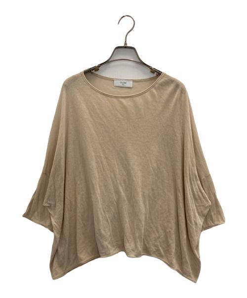 SLOBE IENA（スローブ イエナ）SLOBE IENA (スローブ イエナ) コットンシルクハーフスリーブプルオーバー ベージュ サイズ:不明の古着・服飾アイテム