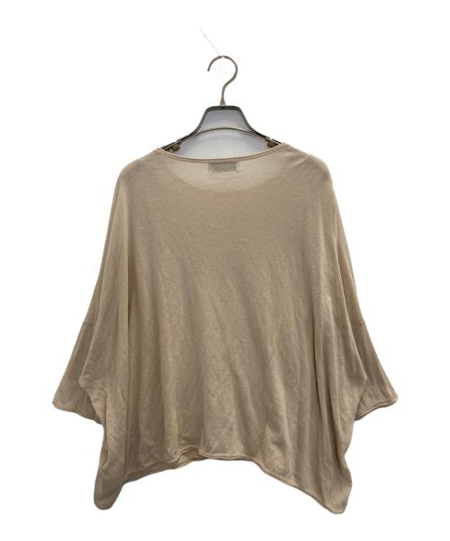 SLOBE IENA（スローブ イエナ）SLOBE IENA (スローブ イエナ) コットンシルクハーフスリーブプルオーバー ベージュ サイズ:不明の古着・服飾アイテム