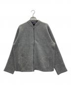 Max Mara WEEK END LINEマックスマーラ ウイークエンドライン）の古着「ニットジップジャケット」｜グレー