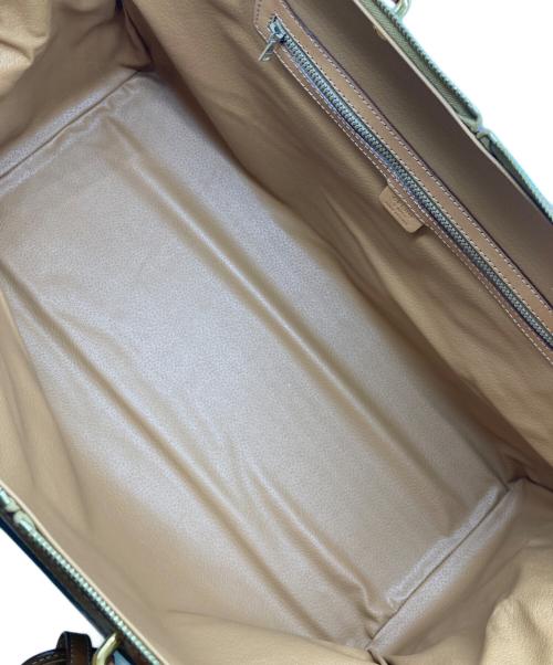 CELINE（セリーヌ）CELINE (セリーヌ) カマダムがま口ボストンバッグ ブラウンの古着・服飾アイテム