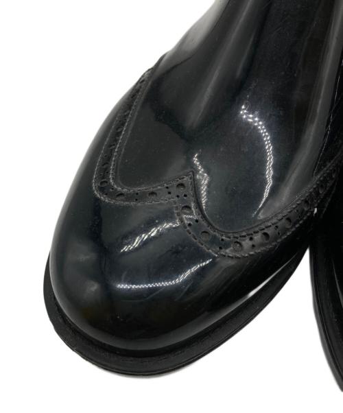 Traditional Weatherwear（トラディショナルウェザーウェア）Traditional Weatherwear (トラディショナルウェザーウェア) サイドゴアシューズ ブラック サイズ:38の古着・服飾アイテム