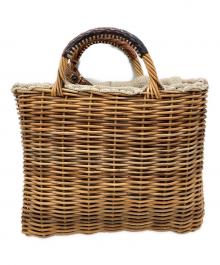 ebagos（エバゴス）の古着「カゴバッグ」｜ブラウン