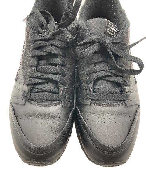 Maison Margiela（メゾンマルジェラ）Maison Margiela (メゾンマルジェラ) REEBOK (リーボック) Classic Leather Memory Of Shoes（クラシックレザー メモリー オブ シューズ） ブラック サイズ:27.5の古着・服飾アイテム