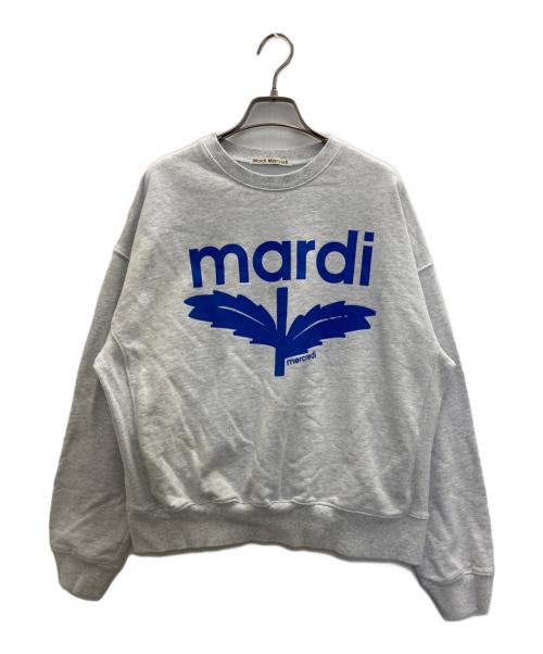 Mardi Mercredi（マルディメクルディ）MARDI MERCREDI (マルディメクルディ) クルーネックスウェット グレー サイズ:Lの古着・服飾アイテム