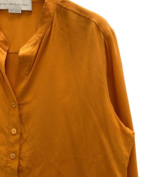 STELLA McCARTNEY（ステラマッカートニー）STELLA McCARTNEY (ステラマッカートニー) プルオーバーシアーシルクブラウスシャツ オレンジ サイズ:40の古着・服飾アイテム