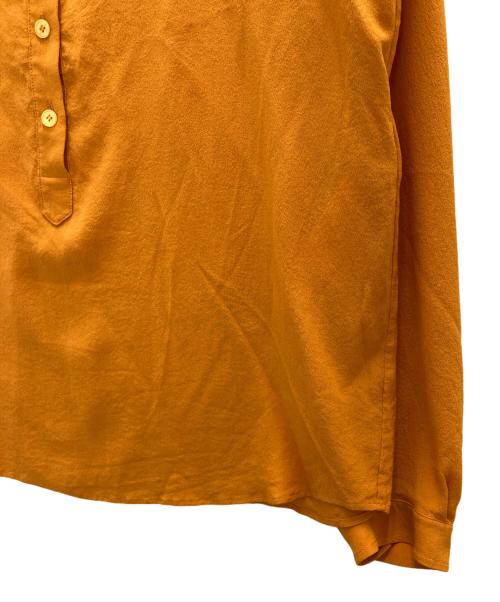 STELLA McCARTNEY（ステラマッカートニー）STELLA McCARTNEY (ステラマッカートニー) プルオーバーシアーシルクブラウスシャツ オレンジ サイズ:40の古着・服飾アイテム