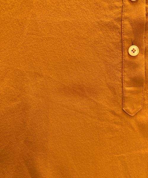 STELLA McCARTNEY（ステラマッカートニー）STELLA McCARTNEY (ステラマッカートニー) プルオーバーシアーシルクブラウスシャツ オレンジ サイズ:40の古着・服飾アイテム