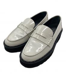 TOD'S（トッズ）の古着「厚底ローファー」｜ホワイト