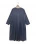 kelen（ケレン）の古着「HILA ロング ワンピース タックデザイン 長袖OP」｜ネイビー