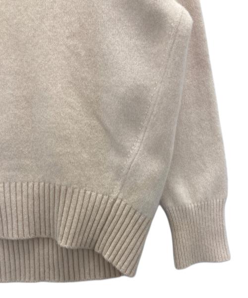 NOLLEY'S（ノーリーズ）NOLLEY'S (ノーリーズ) カシミヤ混MUSICハイネックプルオーバーニット ベージュ サイズ:38の古着・服飾アイテム