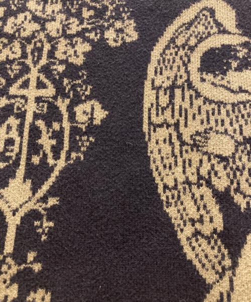 GX1000（ジーエックス）GX1000 (ジーエックス) JACQUARD CREWNECK KNIT グリーン サイズ:Mの古着・服飾アイテム