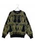 GX1000（ジーエックス）の古着「JACQUARD CREWNECK KNIT」｜グリーン