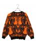 GX1000 (ジーエックス) JACQUARD CREWNECK KNIT オレンジ サイズ:M：9000円