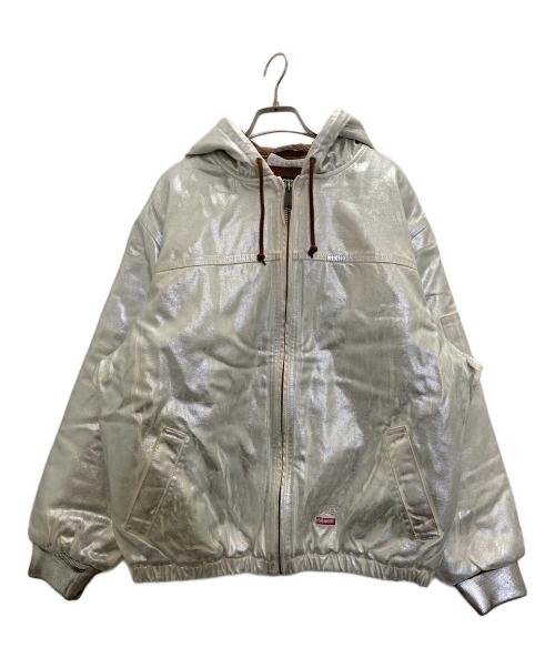 SUPREME（シュプリーム）Supreme (シュプリーム) MM6 (エムエムシックス) Foil Hooded Work Jacket Natural サイズ:Ⅿの古着・服飾アイテム