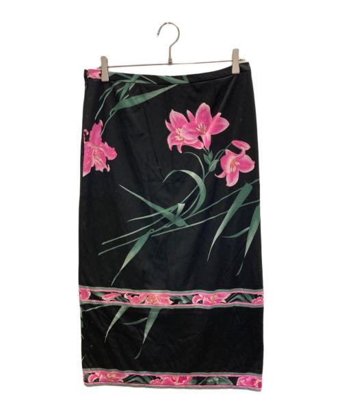 LEONARD（レオナール）LEONARD (レオナール) 花柄セットアップ ブラック サイズ:SIZE XLの古着・服飾アイテム