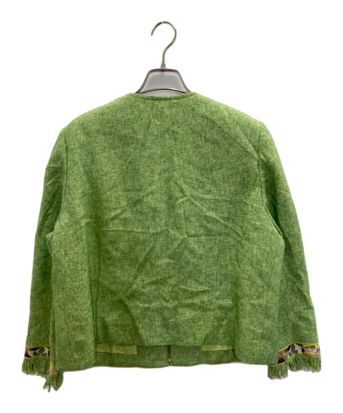LEONARD（レオナール）LEONARD (レオナール) フリンジセットアップ グリーン サイズ:SIZE80の古着・服飾アイテム