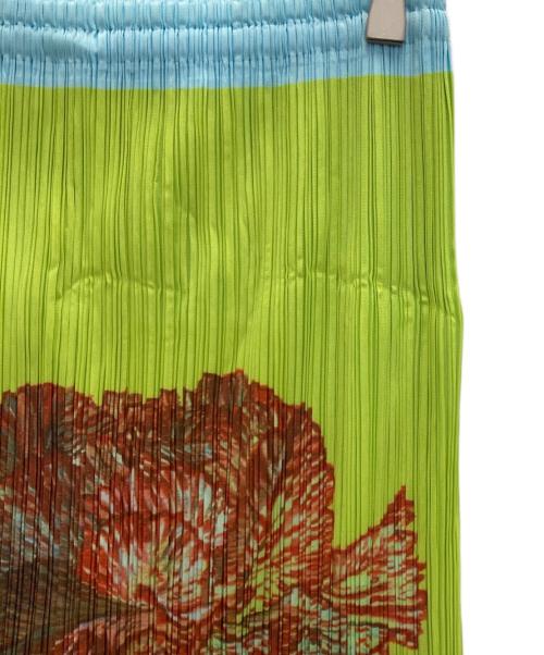 PLEATS PLEASE（プリーツプリーズ）PLEATS PLEASE (プリーツプリーズ) カーネーションロングプリーツスカート ブルー サイズ:SIZE 2の古着・服飾アイテム