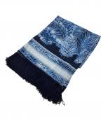 LEONARDレオナール）の古着「シルクウールストール」｜ブルー