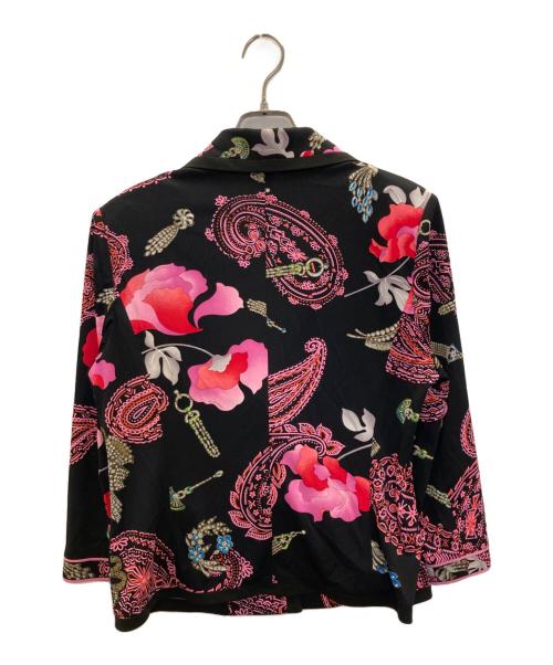 LEONARD（レオナール）LEONARD (レオナール) スカートセットアップ ブラック×ピンク サイズ:SIZE XLの古着・服飾アイテム