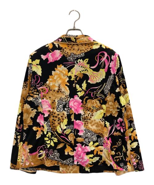 LEONARD（レオナール）LEONARD (レオナール) アンサンブルジャケット ブラック×イエロー サイズ:XLの古着・服飾アイテム