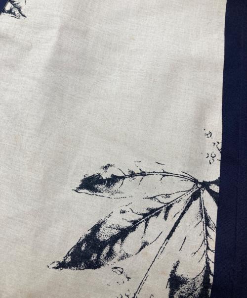 HANCOCK（ハンコック）HANCOCK (ハンコック) ゴム引きステンカラーコート ネイビー サイズ:40の古着・服飾アイテム