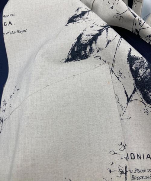 HANCOCK（ハンコック）HANCOCK (ハンコック) ゴム引きステンカラーコート ネイビー サイズ:40の古着・服飾アイテム