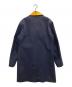 HANCOCK (ハンコック) ゴム引きステンカラーコート ネイビー サイズ:40：6000円