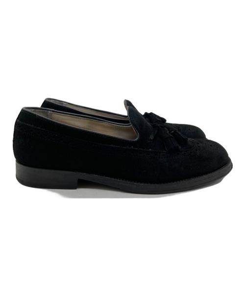 Alden（オールデン）Alden (オールデン) UNITED ARROWS (ユナイテッドアローズ) 別注スエードタッセルローファー ブラック サイズ:7の古着・服飾アイテム