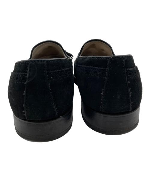 Alden（オールデン）Alden (オールデン) UNITED ARROWS (ユナイテッドアローズ) 別注スエードタッセルローファー ブラック サイズ:7の古着・服飾アイテム