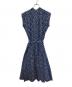 LAUREN RALPH LAUREN (ローレンラルフローレン) ノースリーブワンピース ブルー サイズ:SIZE00：7000円