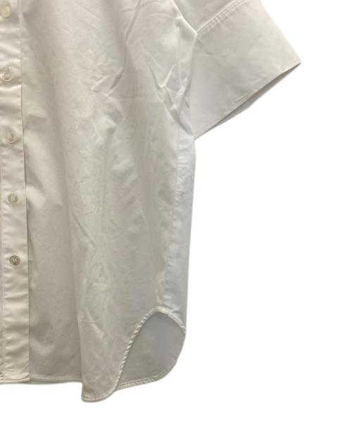 ENFOLD（エンフォルド）ENFOLD (エンフォルド) SOMELOS 5分袖 BIG SHIRT ホワイト サイズ:SIZE38の古着・服飾アイテム