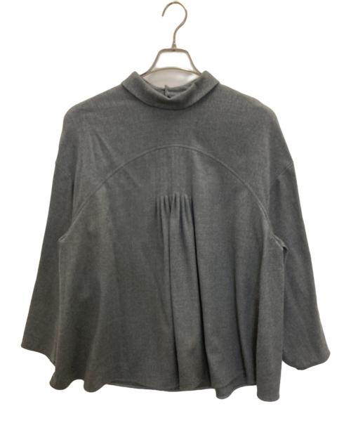 ENFOLD（エンフォルド）ENFOLD (エンフォルド) BACK-TIE PULLOVER グレー サイズ:SIZE38の古着・服飾アイテム