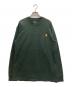 Carhartt WIP（カーハート ワークインプログレス）の古着「L/S AMERICAN SCRIPT  T-SHIRTS」｜グリーン