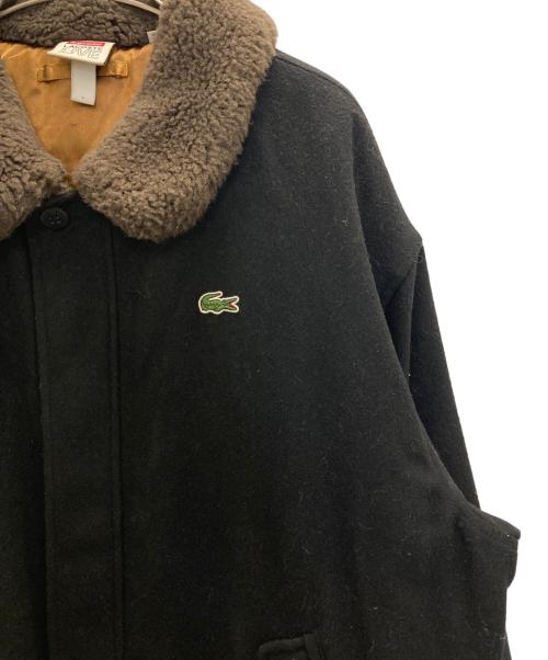 LACOSTE（ラコステ）LACOSTE (ラコステ) SUPREME (シュプリーム) Wool Bomber Jacket ブラック サイズ:Ⅼの古着・服飾アイテム
